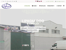 Tablet Screenshot of lipkom.com